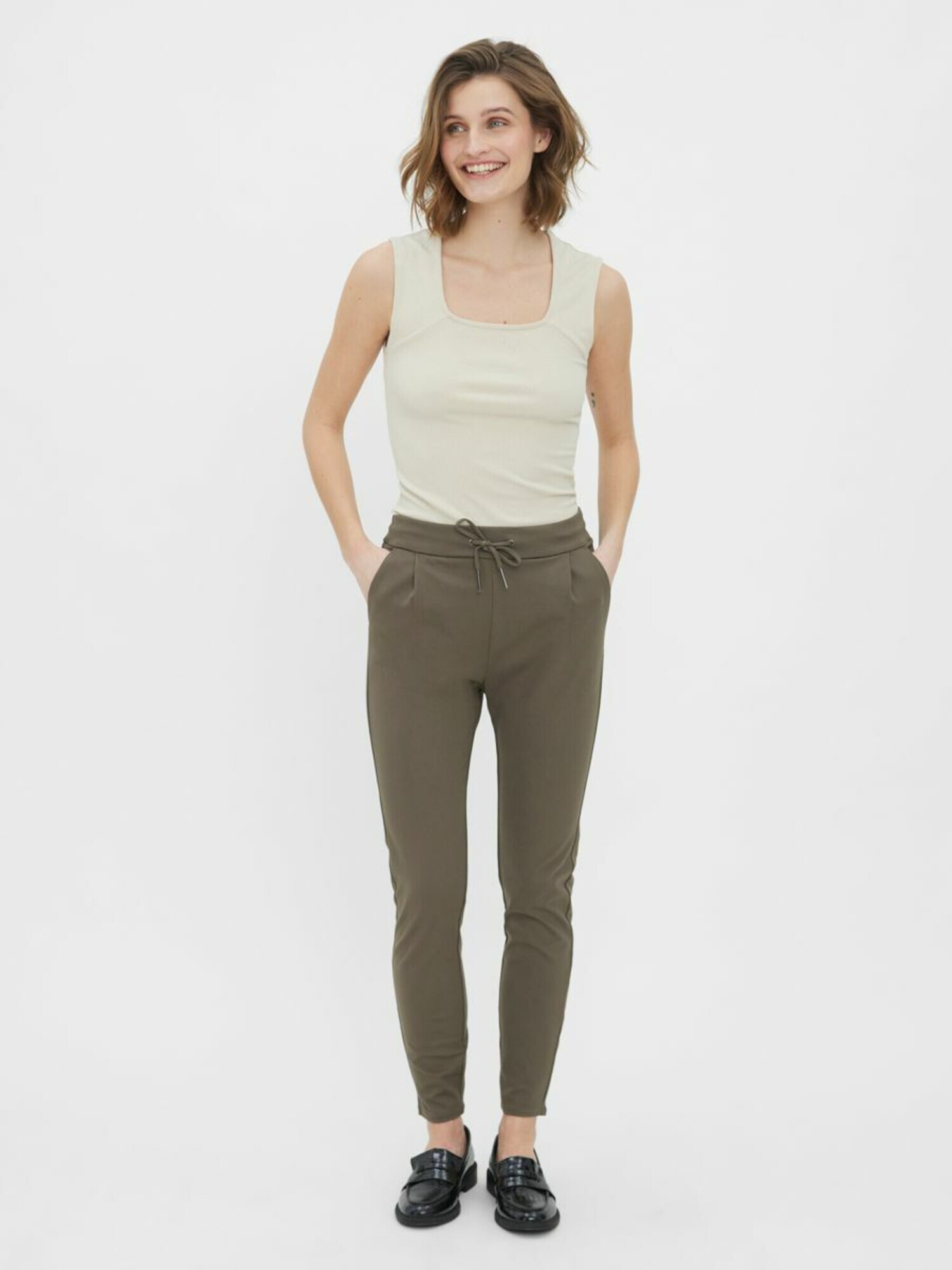 VERO MODA Pantaloni 'Eva' gri - Pled.ro