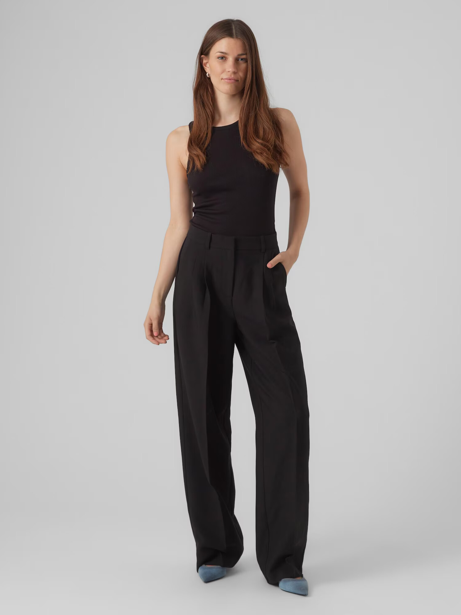 VERO MODA Pantaloni cutați 'IMANI' negru - Pled.ro