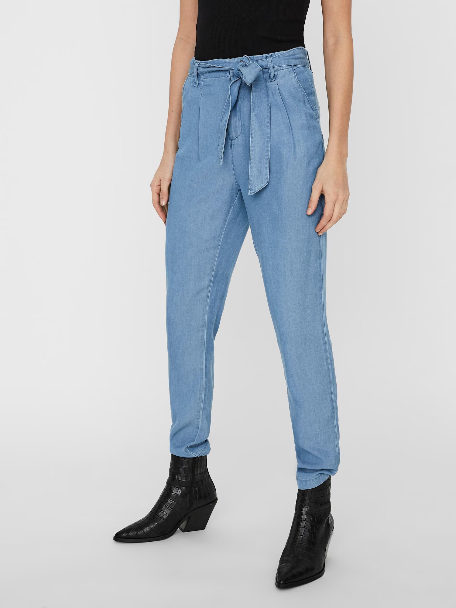 VERO MODA Pantaloni cutați 'MIA' albastru denim - Pled.ro