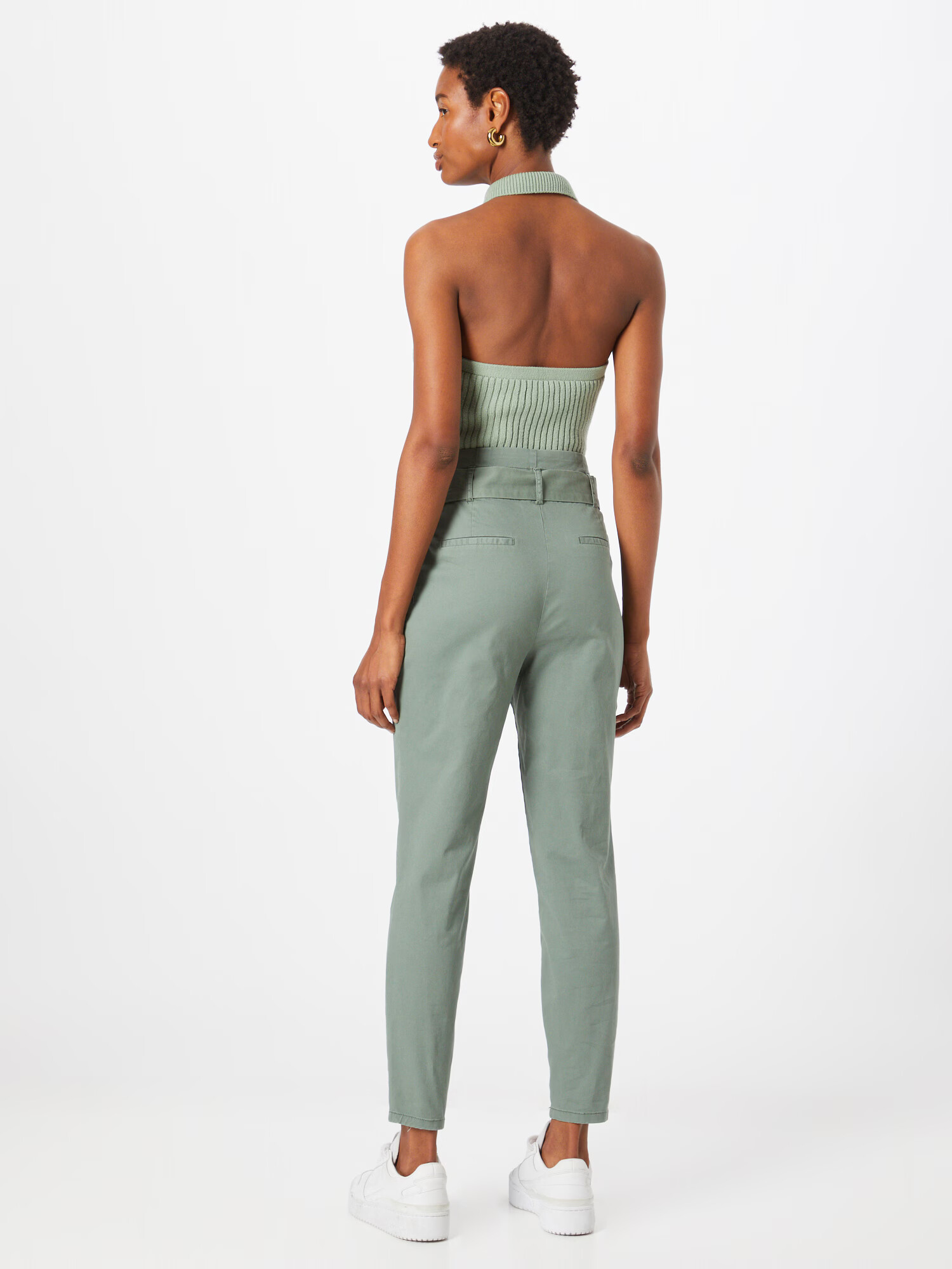 VERO MODA Pantaloni cutați verde - Pled.ro