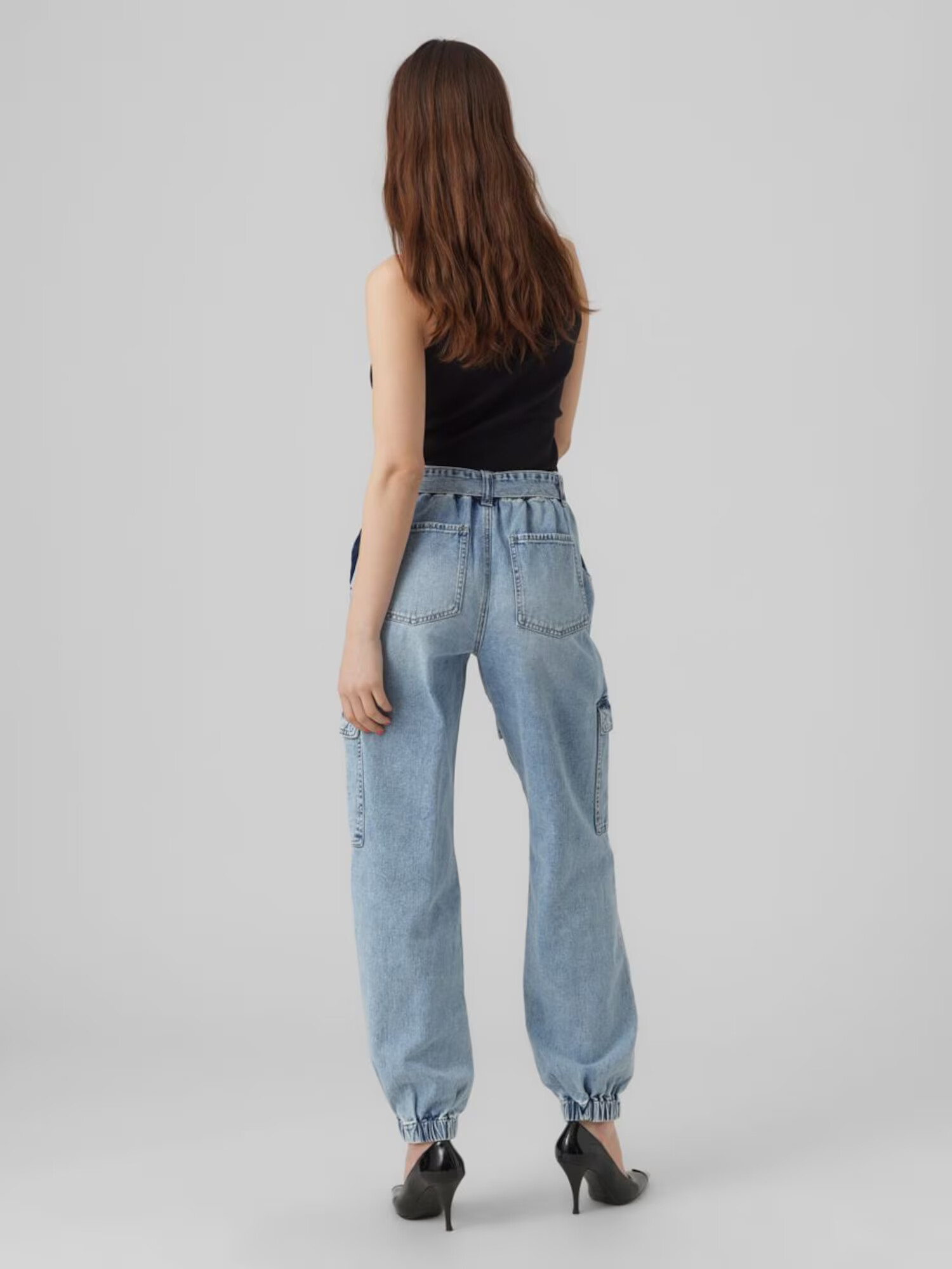 VERO MODA Pantaloni eleganți 'Ella' albastru denim - Pled.ro