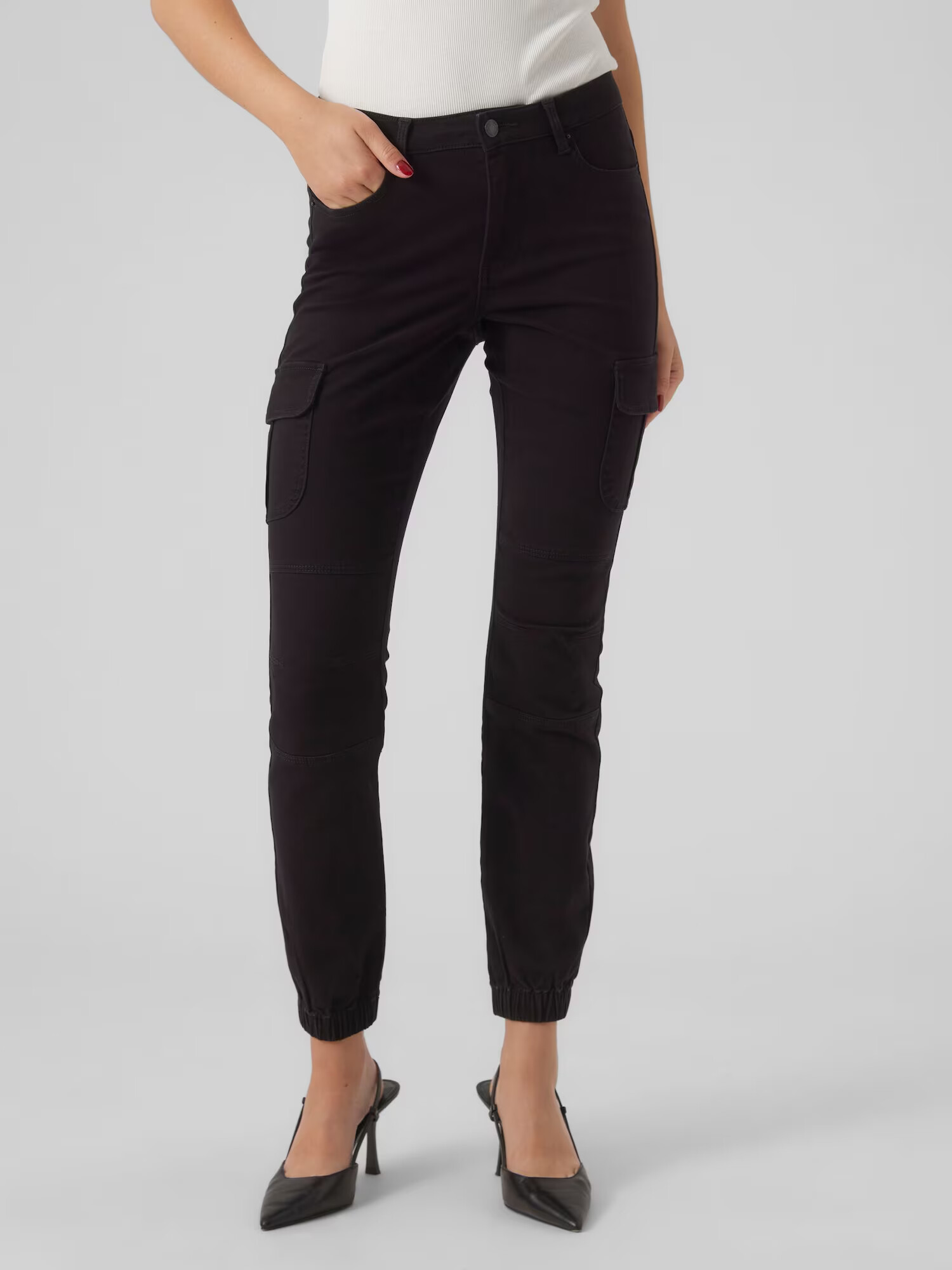 VERO MODA Pantaloni eleganți 'IVY' negru - Pled.ro