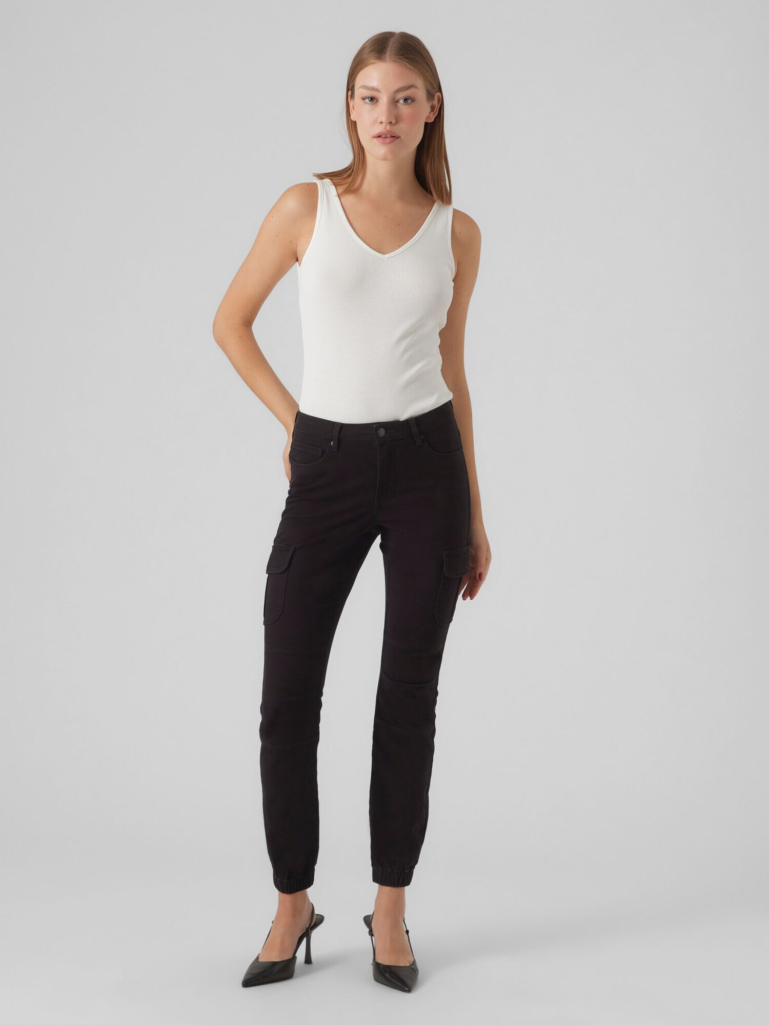 VERO MODA Pantaloni eleganți 'IVY' negru - Pled.ro