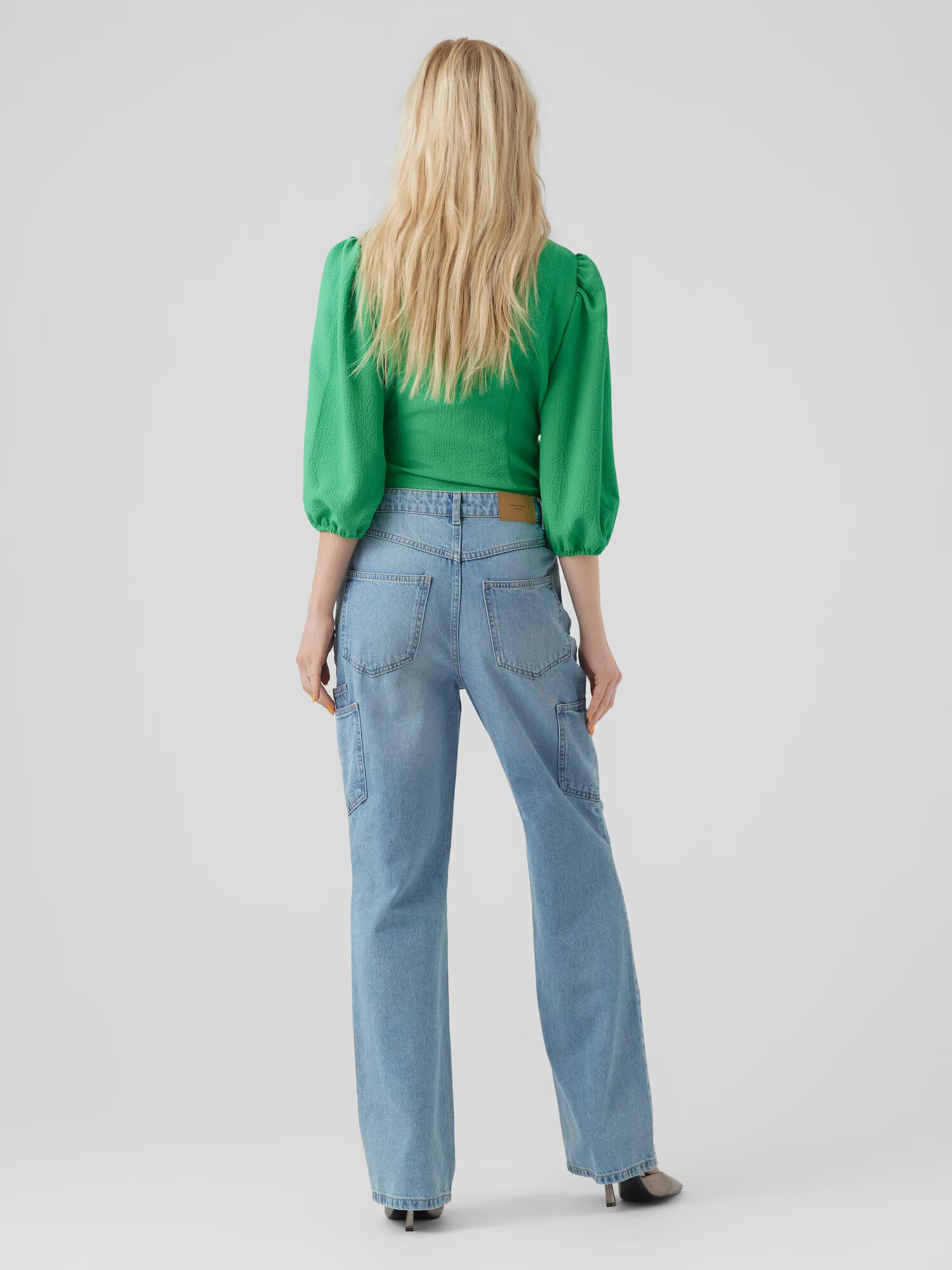 VERO MODA Pantaloni eleganți 'Kithy' albastru denim - Pled.ro