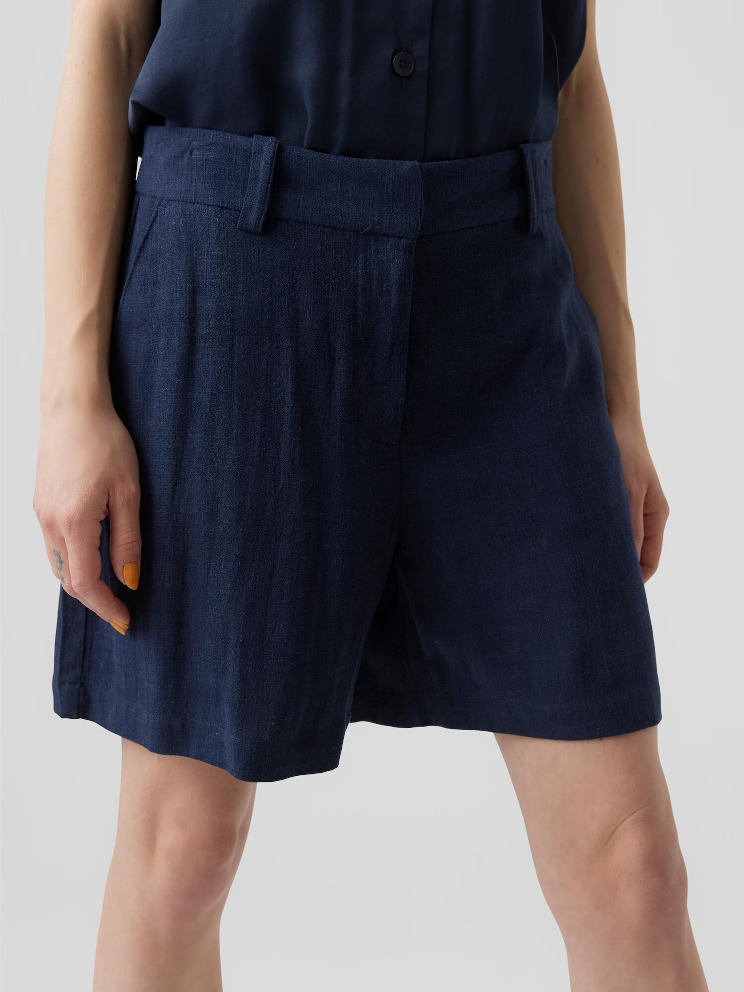 VERO MODA Pantaloni 'Verhera' bleumarin - Pled.ro