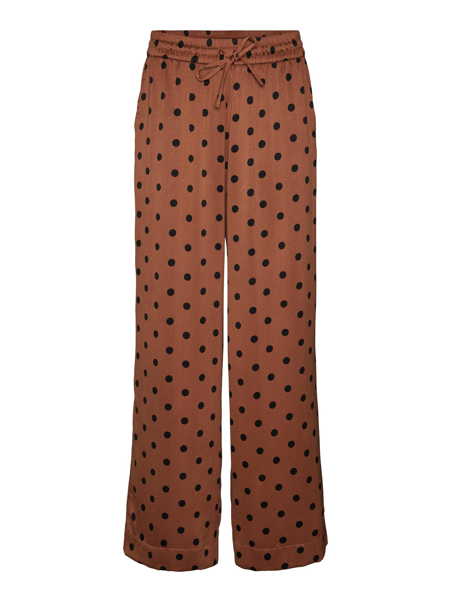 VERO MODA Pantaloni 'Essi' maro caramel / negru - Pled.ro