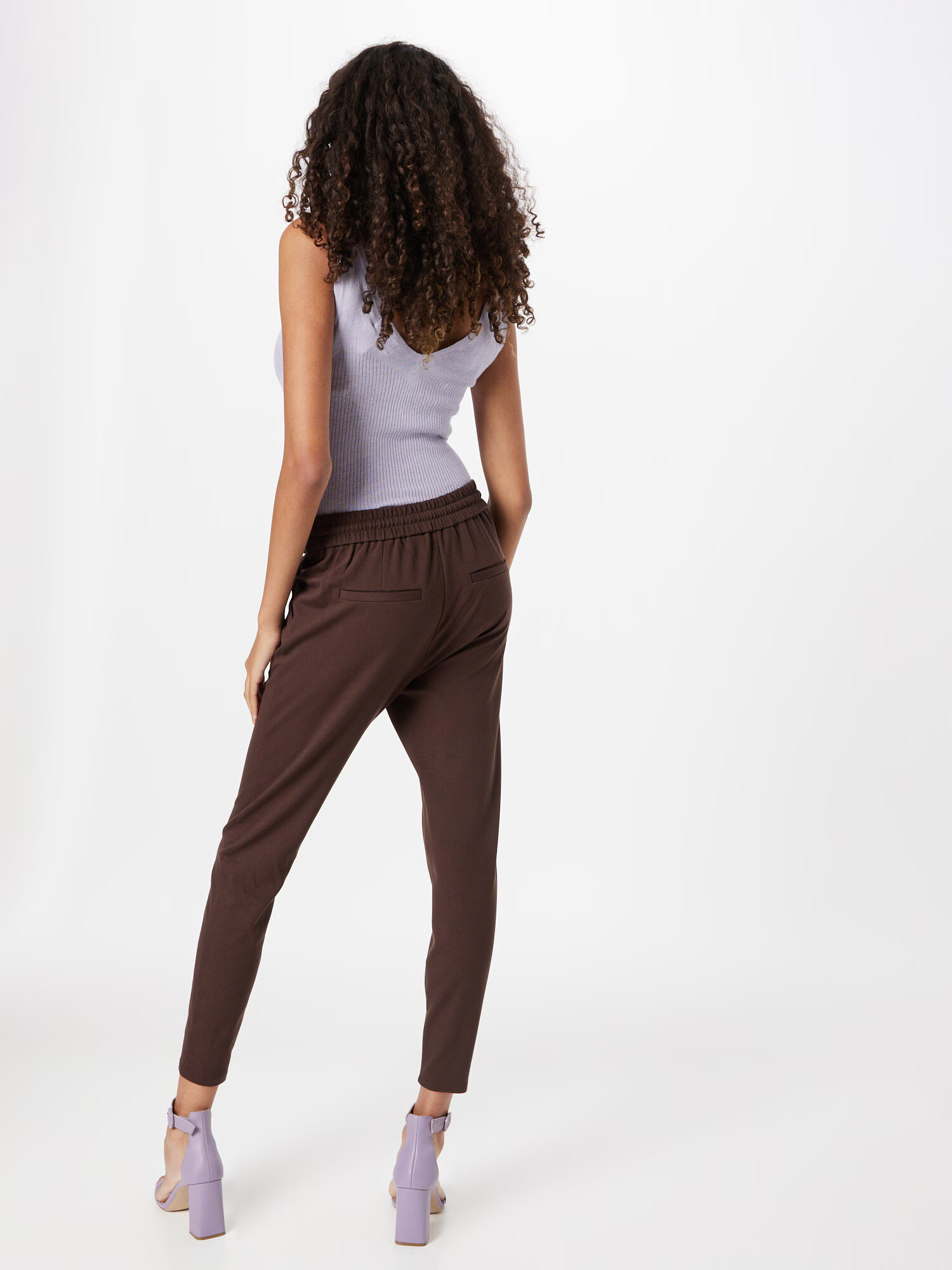 VERO MODA Pantaloni cutați 'Eva' maro - Pled.ro