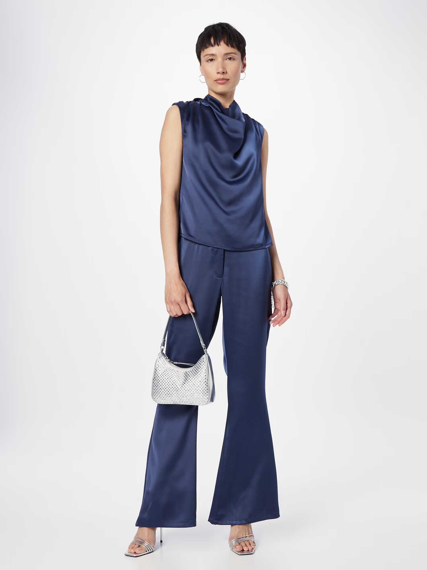 VERO MODA Pantaloni 'FELICIA' bleumarin - Pled.ro