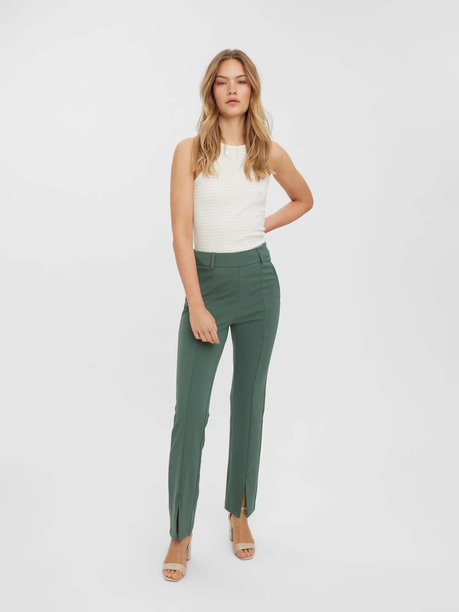 VERO MODA Pantaloni 'Gabriel' verde - Pled.ro