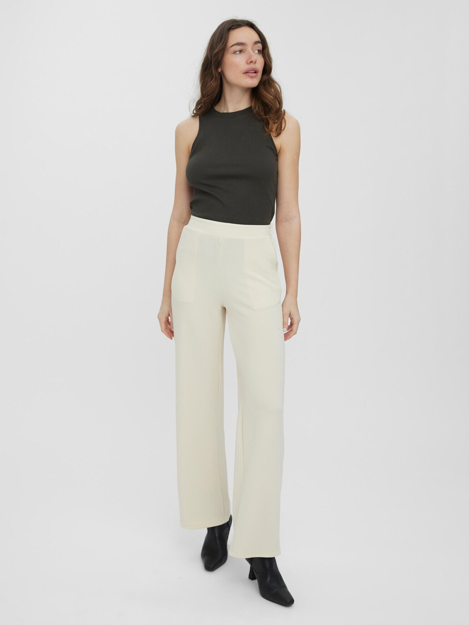 VERO MODA Pantaloni 'Gabrielle' gri deschis - Pled.ro