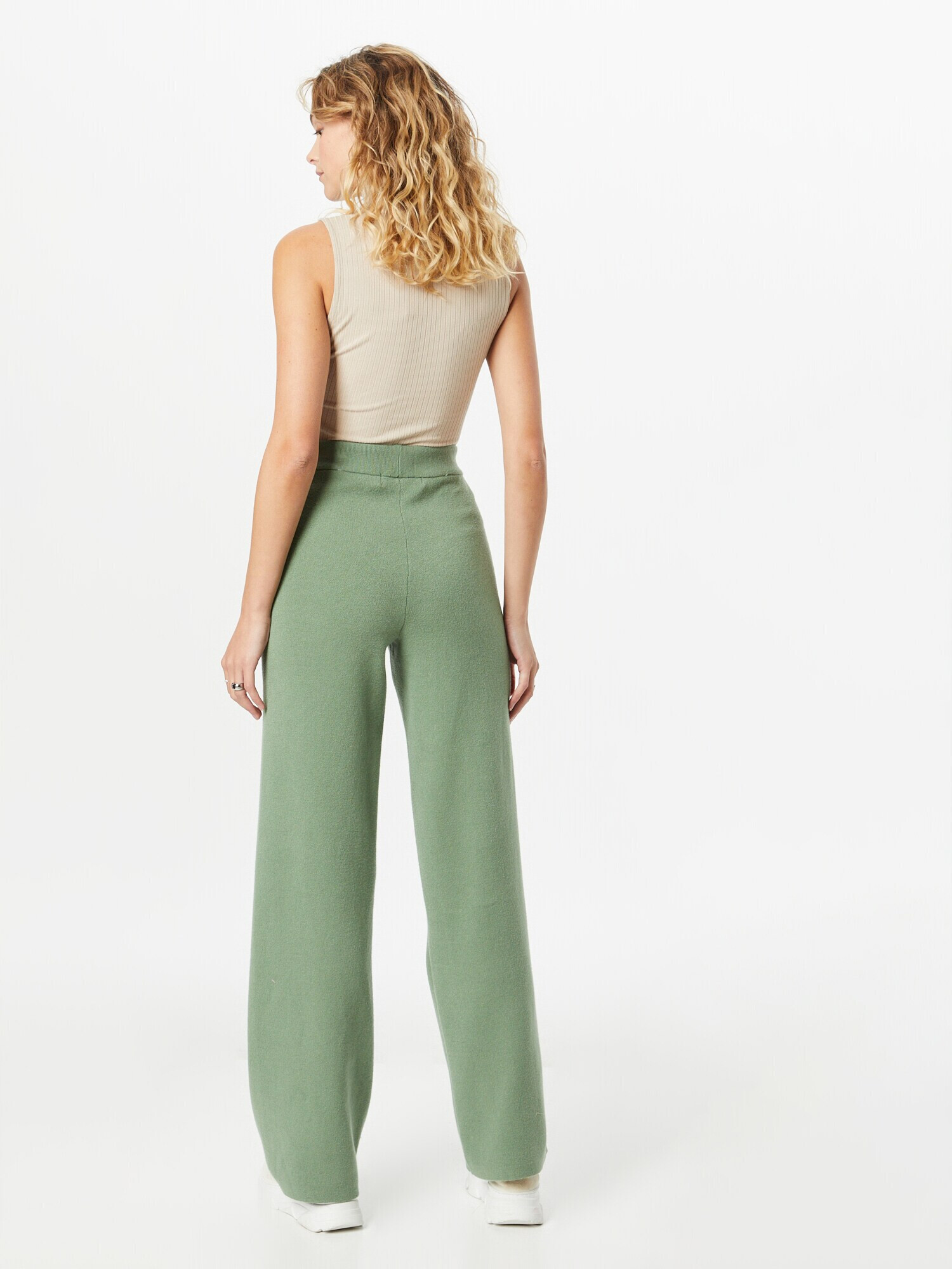 VERO MODA Pantaloni 'GOLD NEEDLE' verde - Pled.ro