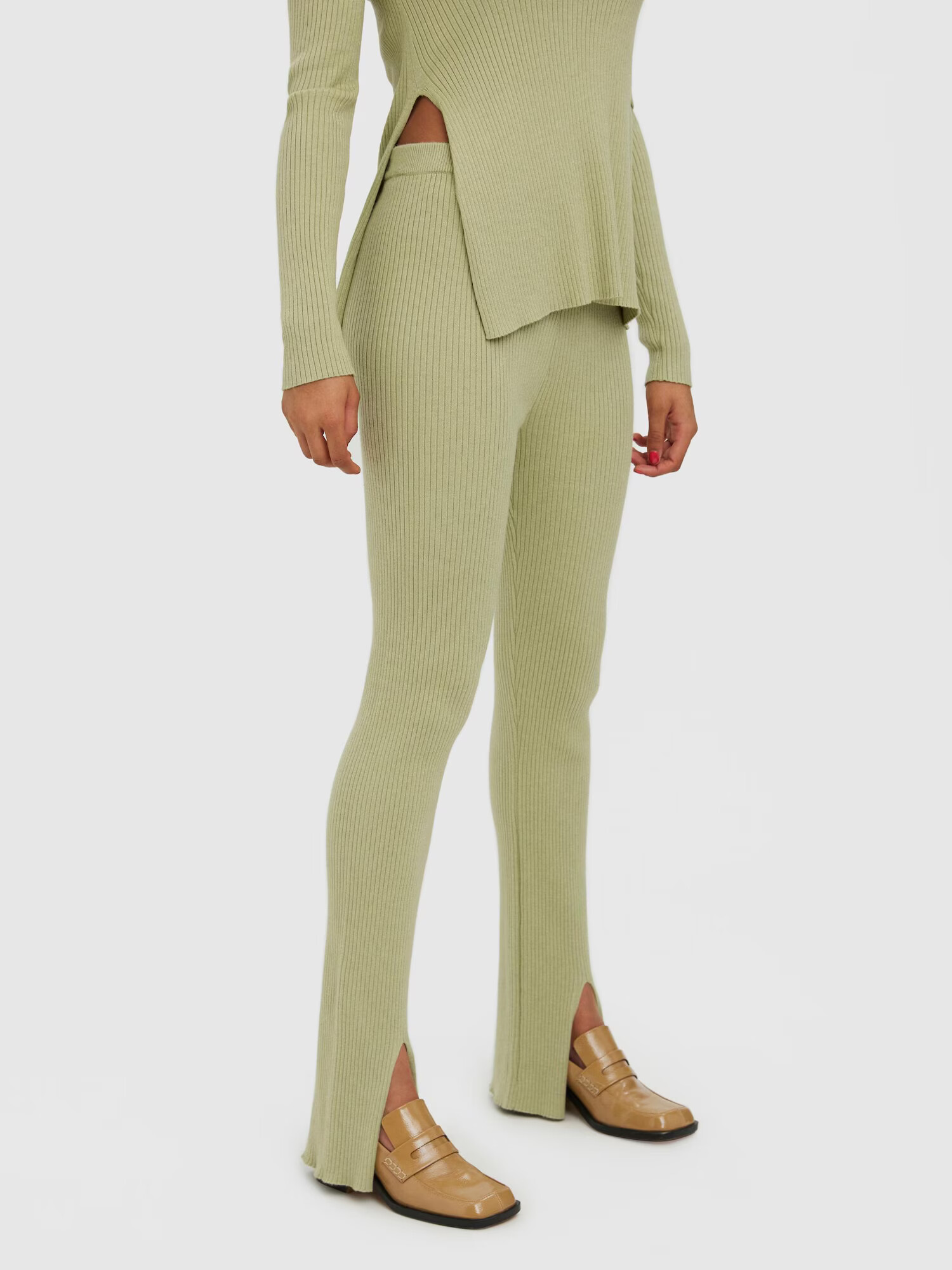 VERO MODA Pantaloni 'Gold' verde - Pled.ro