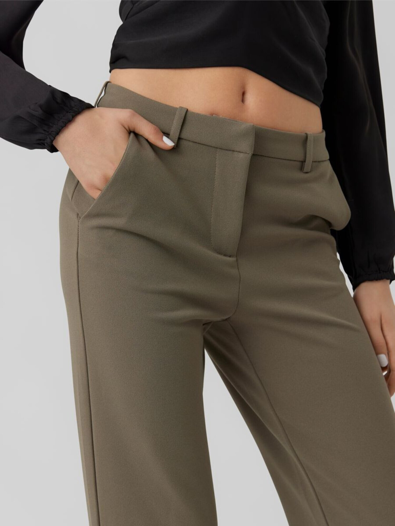 VERO MODA Pantaloni 'ZAMIRA' gri - Pled.ro