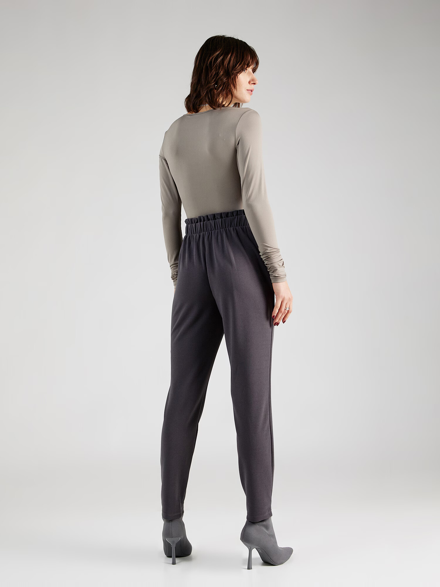 VERO MODA Pantaloni gri închis - Pled.ro