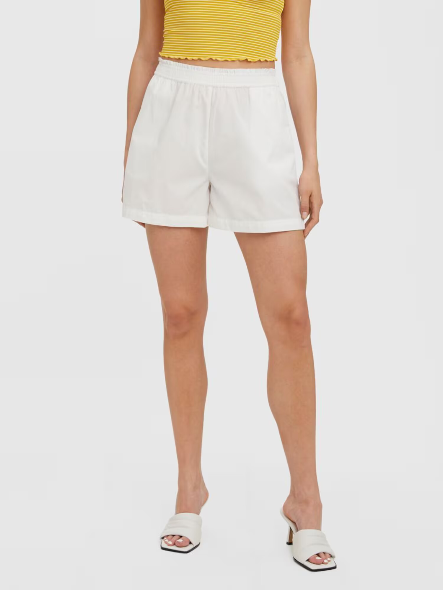 VERO MODA Pantaloni 'Hella' alb - Pled.ro