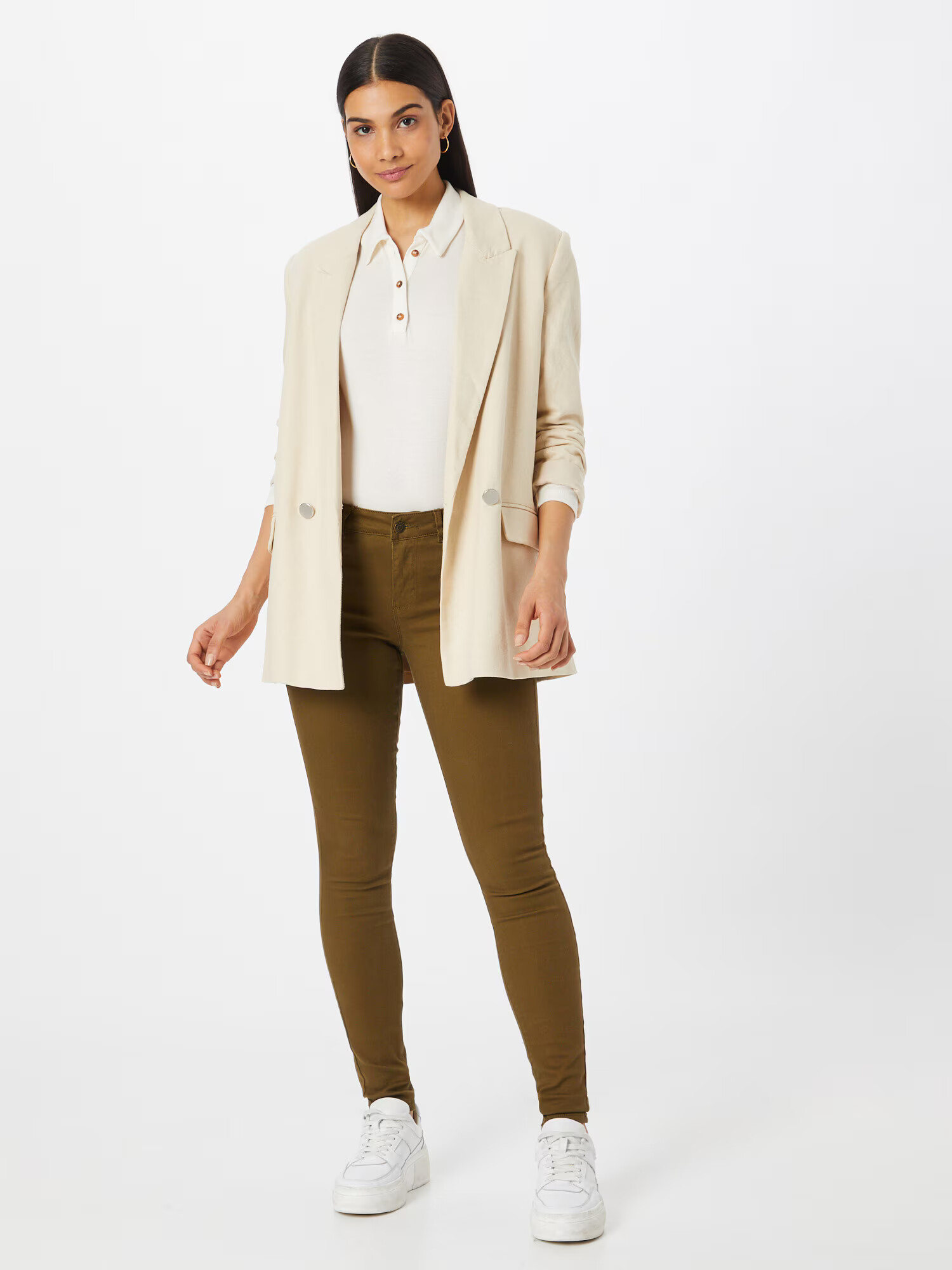 VERO MODA Pantaloni 'Hot Seven' oliv - Pled.ro