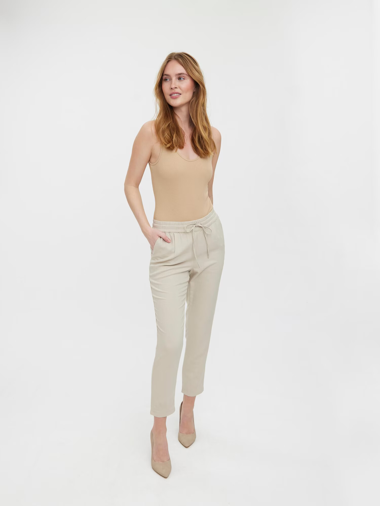 VERO MODA Pantaloni 'JESMILO' gri deschis - Pled.ro