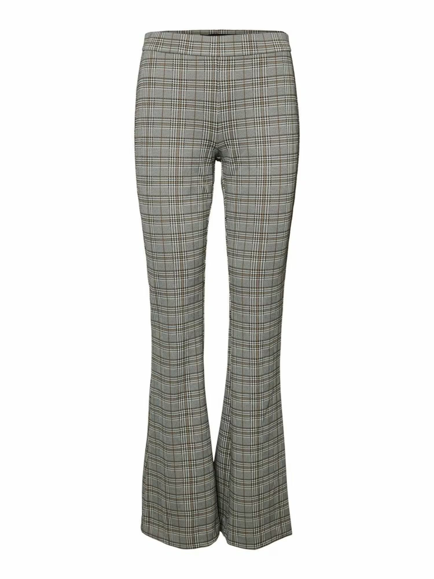 VERO MODA Pantaloni 'Kamma' gri / verde / alb - Pled.ro