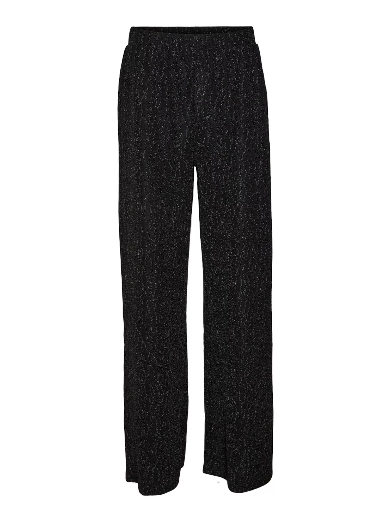 VERO MODA Pantaloni 'Kanz' negru / argintiu - Pled.ro