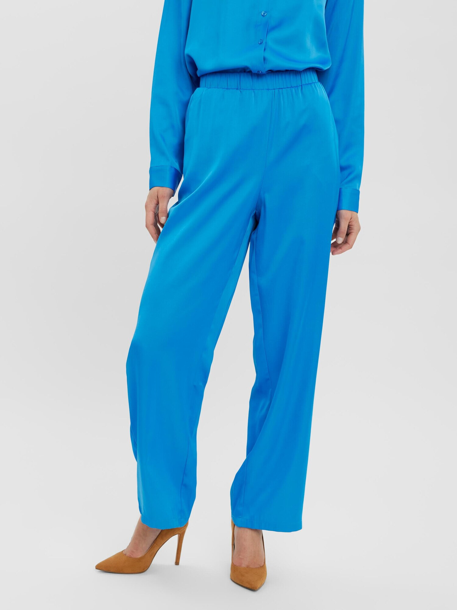 VERO MODA Pantaloni 'Natalia' azuriu - Pled.ro