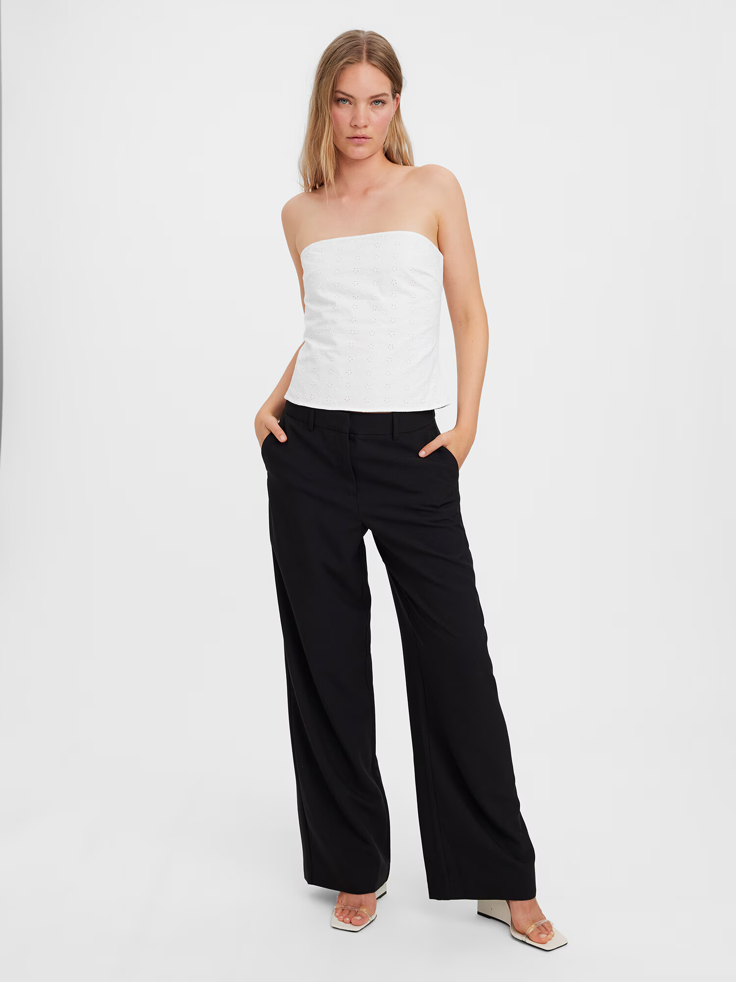 VERO MODA Pantaloni negru - Pled.ro