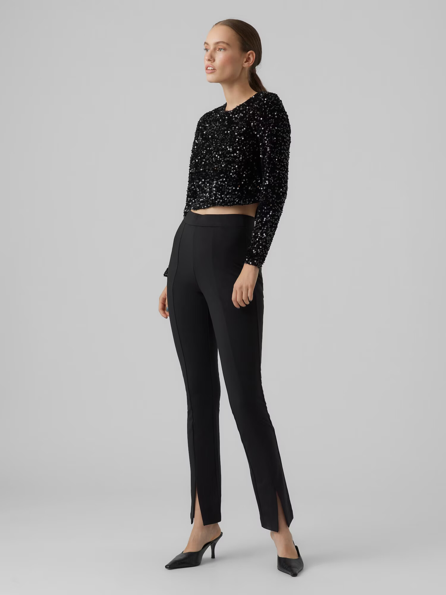 VERO MODA Pantaloni negru - Pled.ro