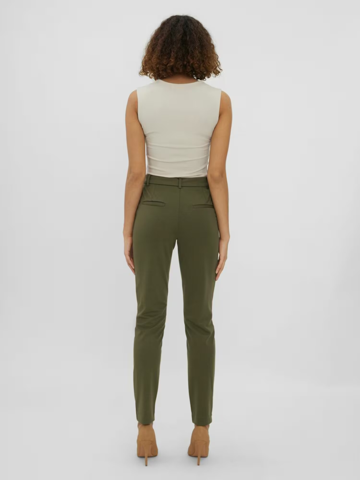 VERO MODA Pantaloni oliv - Pled.ro