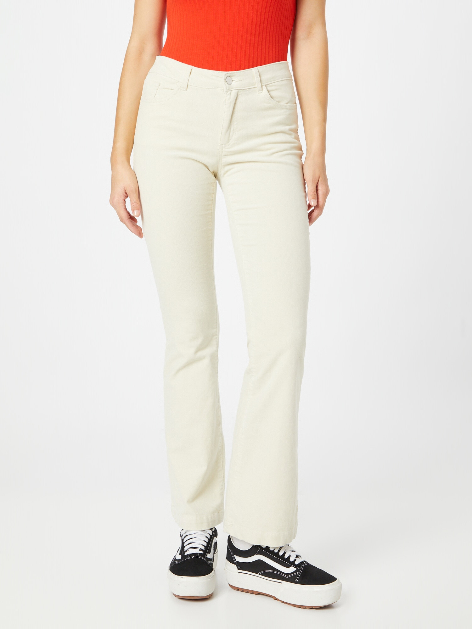 VERO MODA Pantaloni 'PEACHY' ecru - Pled.ro