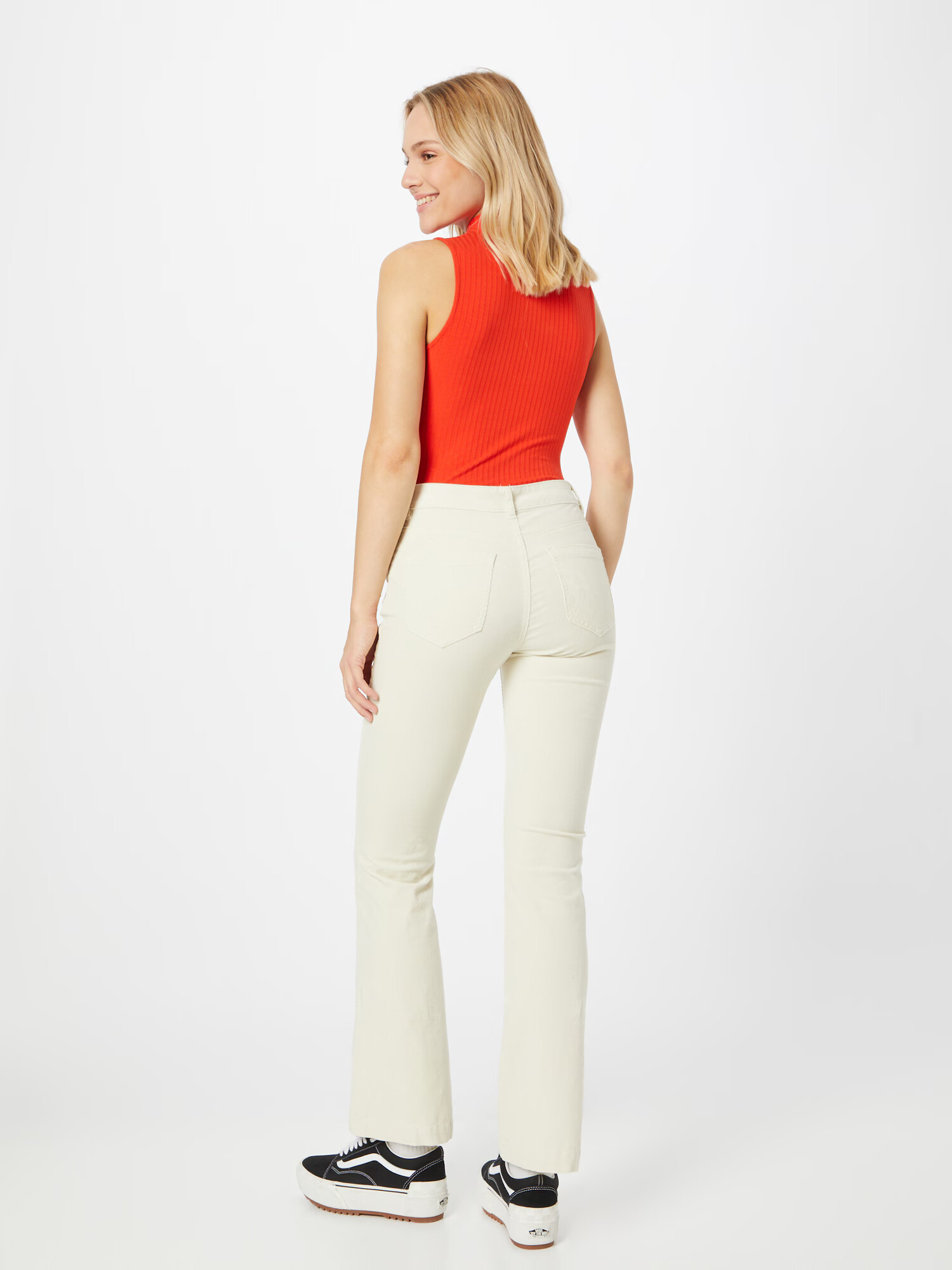 VERO MODA Pantaloni 'PEACHY' ecru - Pled.ro