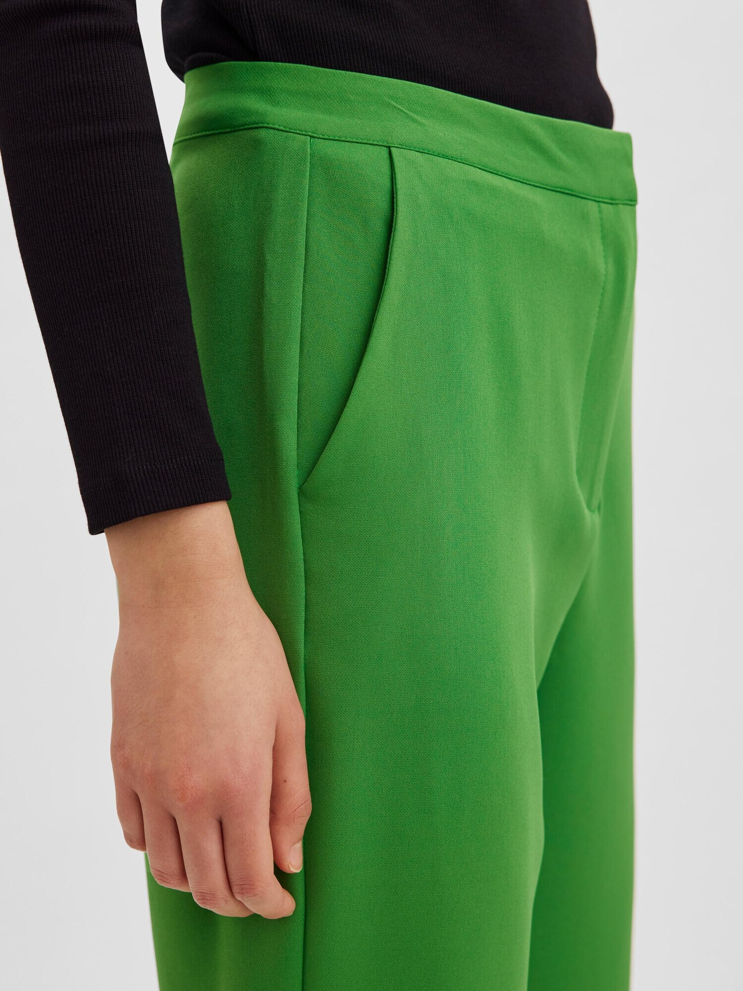 VERO MODA Pantaloni 'Rue' verde limetă - Pled.ro