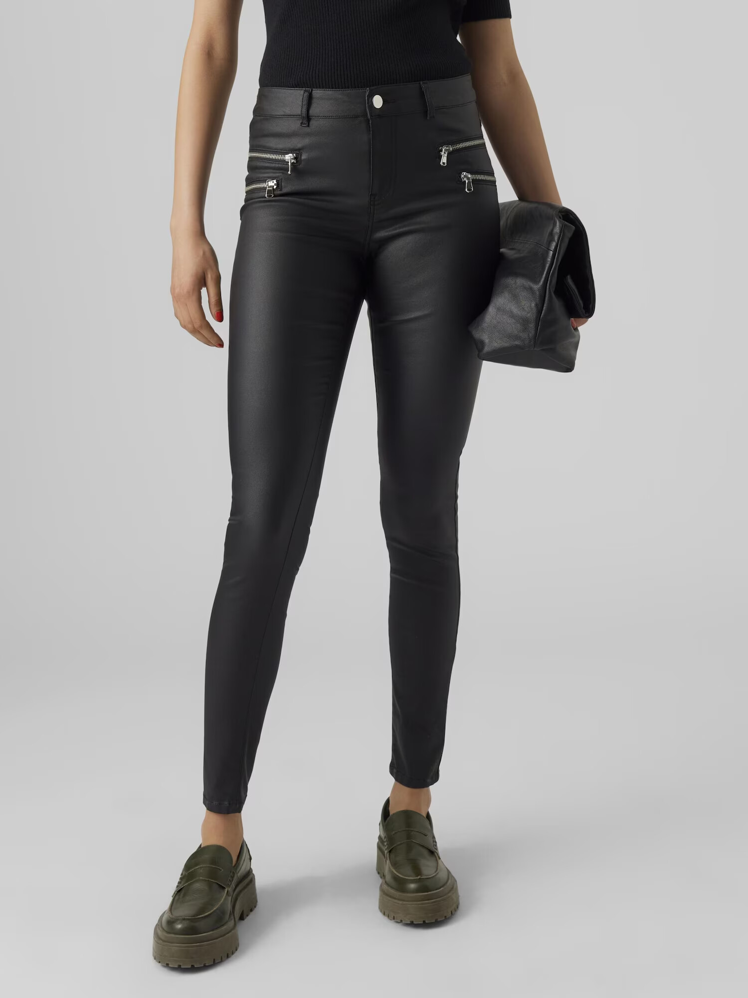 VERO MODA Pantaloni 'SEVEN' negru - Pled.ro