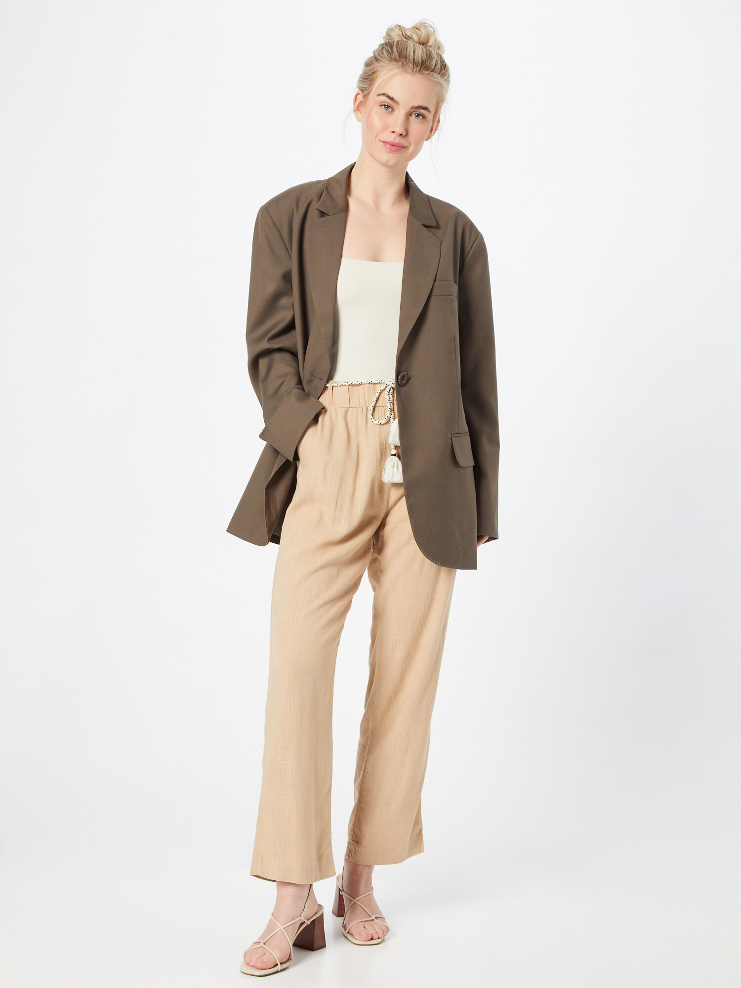 VERO MODA Pantaloni 'SIF' bej - Pled.ro