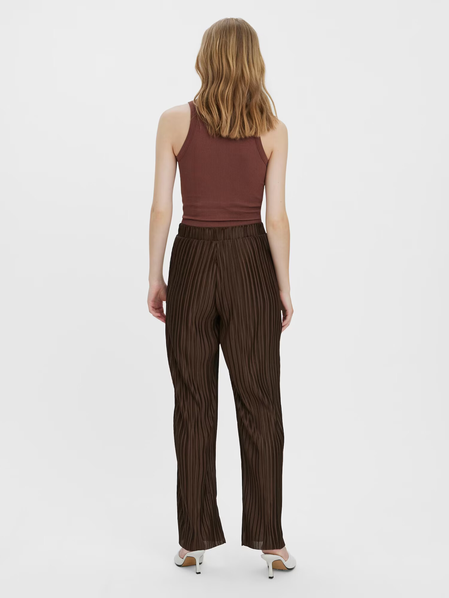 VERO MODA Pantaloni 'Sutton' ciocolatiu - Pled.ro