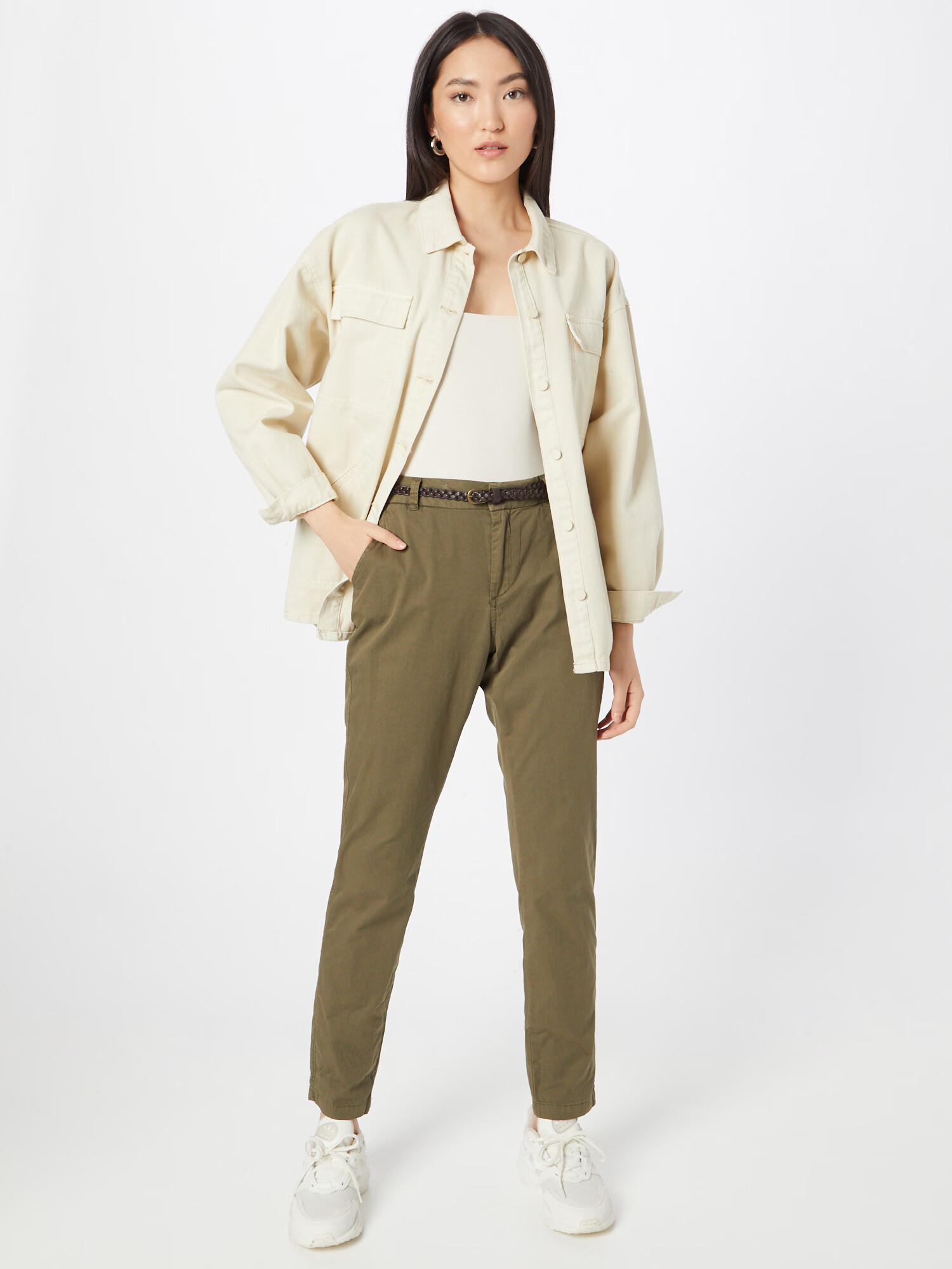 VERO MODA Pantaloni verde - Pled.ro