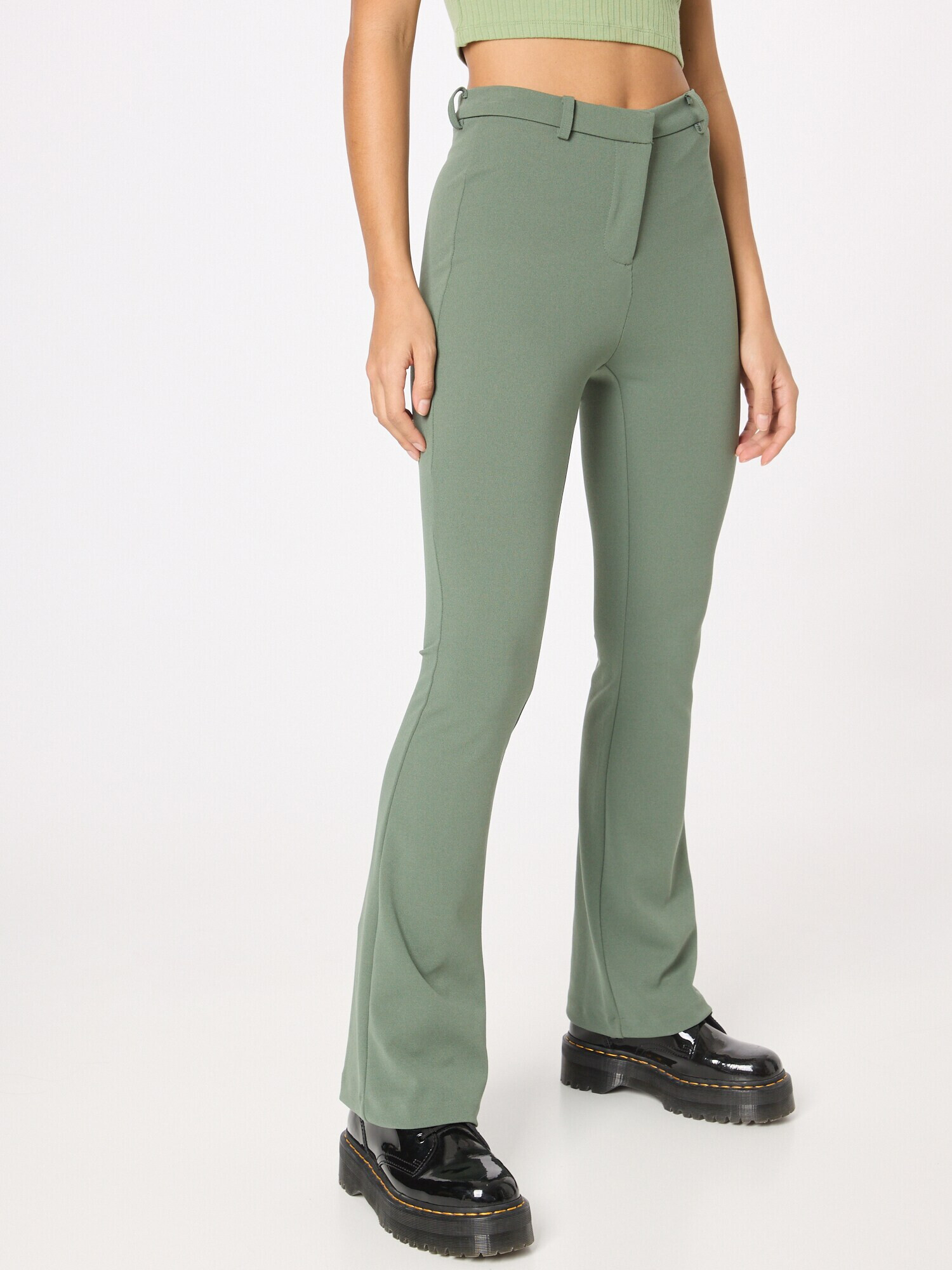 VERO MODA Pantaloni verde - Pled.ro