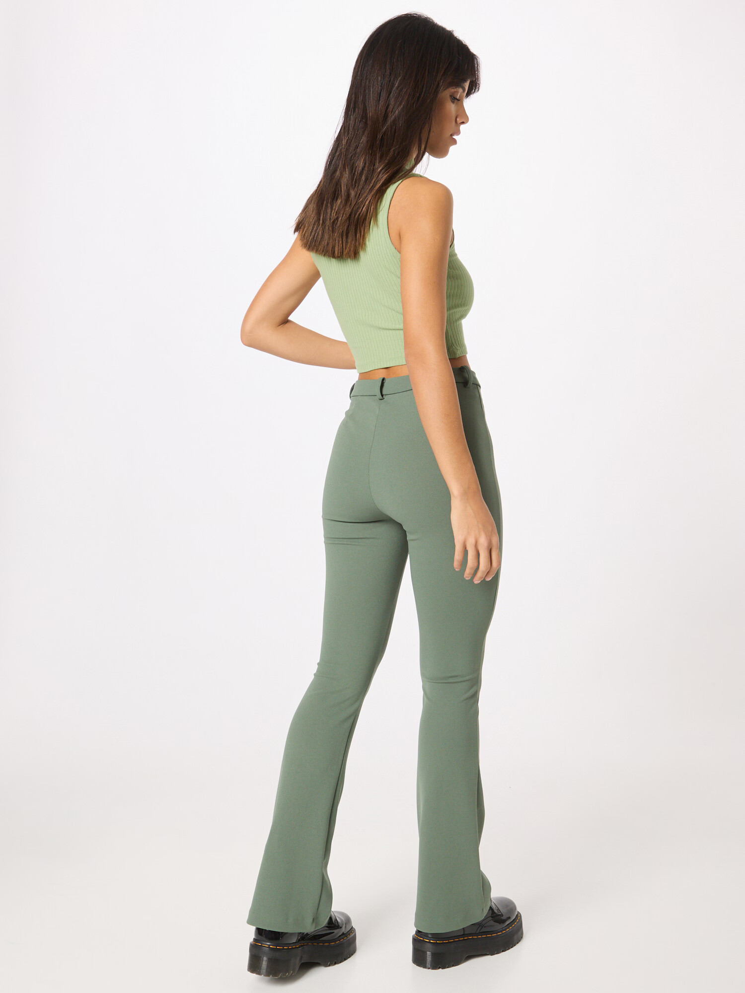 VERO MODA Pantaloni verde - Pled.ro