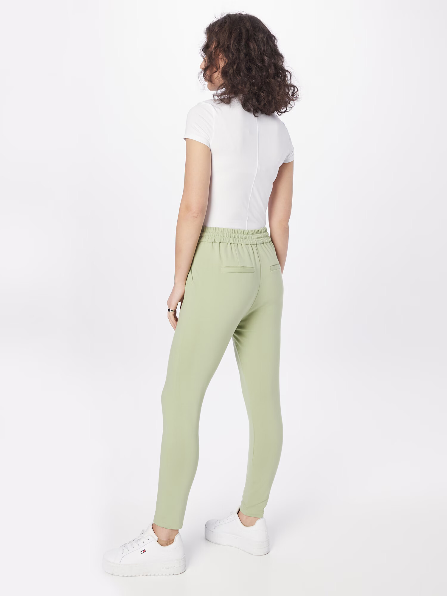 VERO MODA Pantaloni verde pastel - Pled.ro