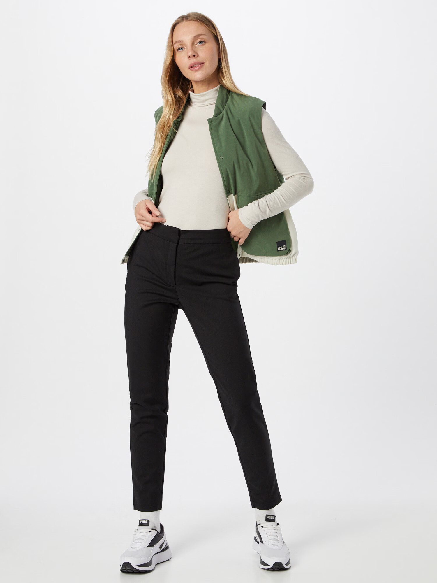 VERO MODA Pantaloni 'VILMA' negru - Pled.ro