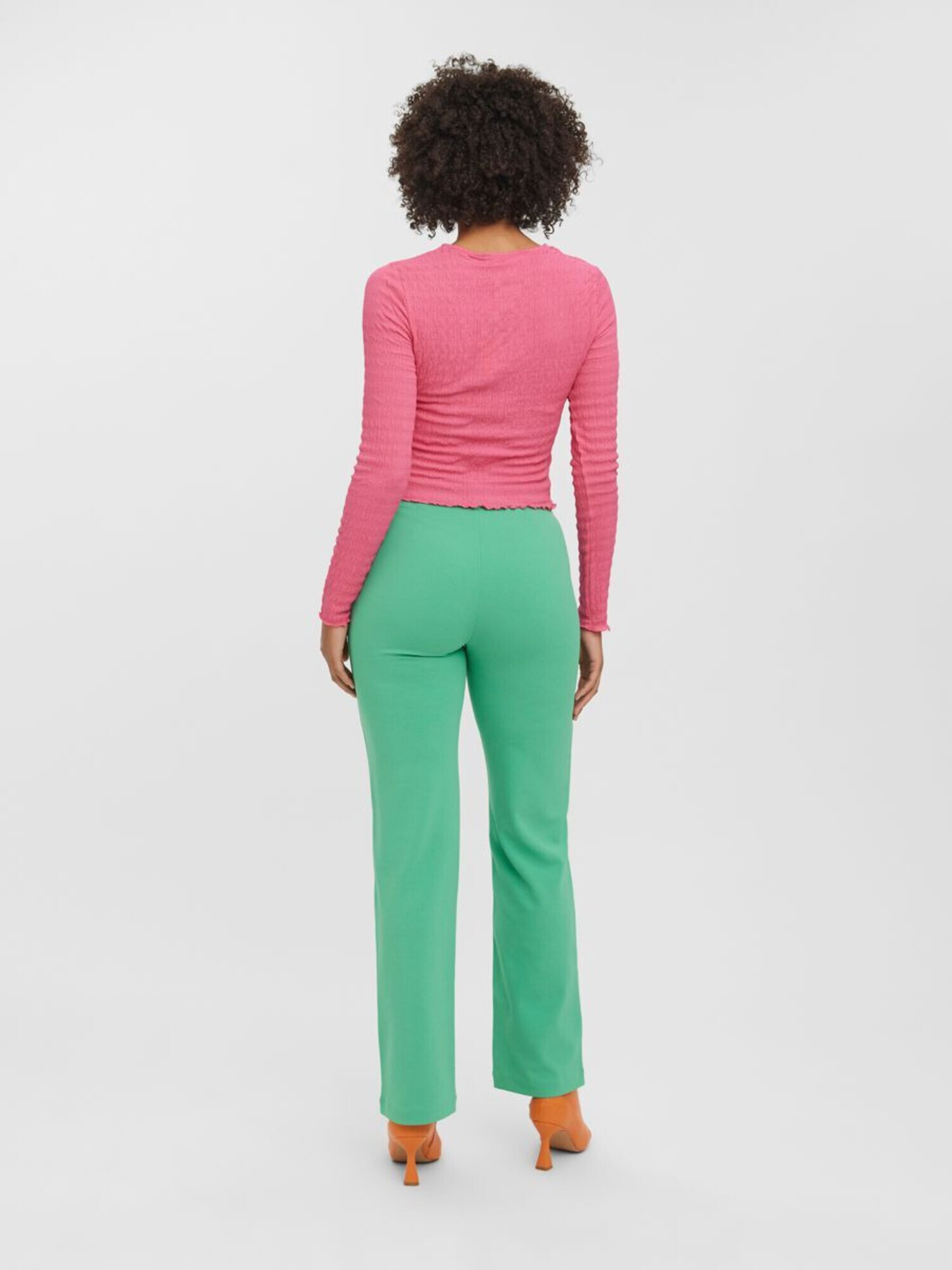 VERO MODA Pantaloni 'Zamira' verde mentă - Pled.ro