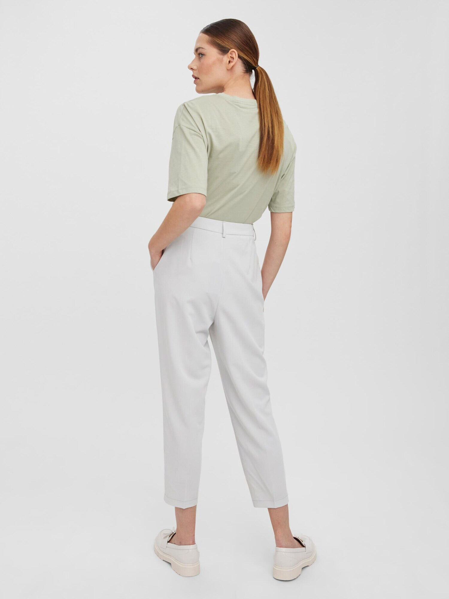 VERO MODA Pantaloni 'Zelda' gri - Pled.ro