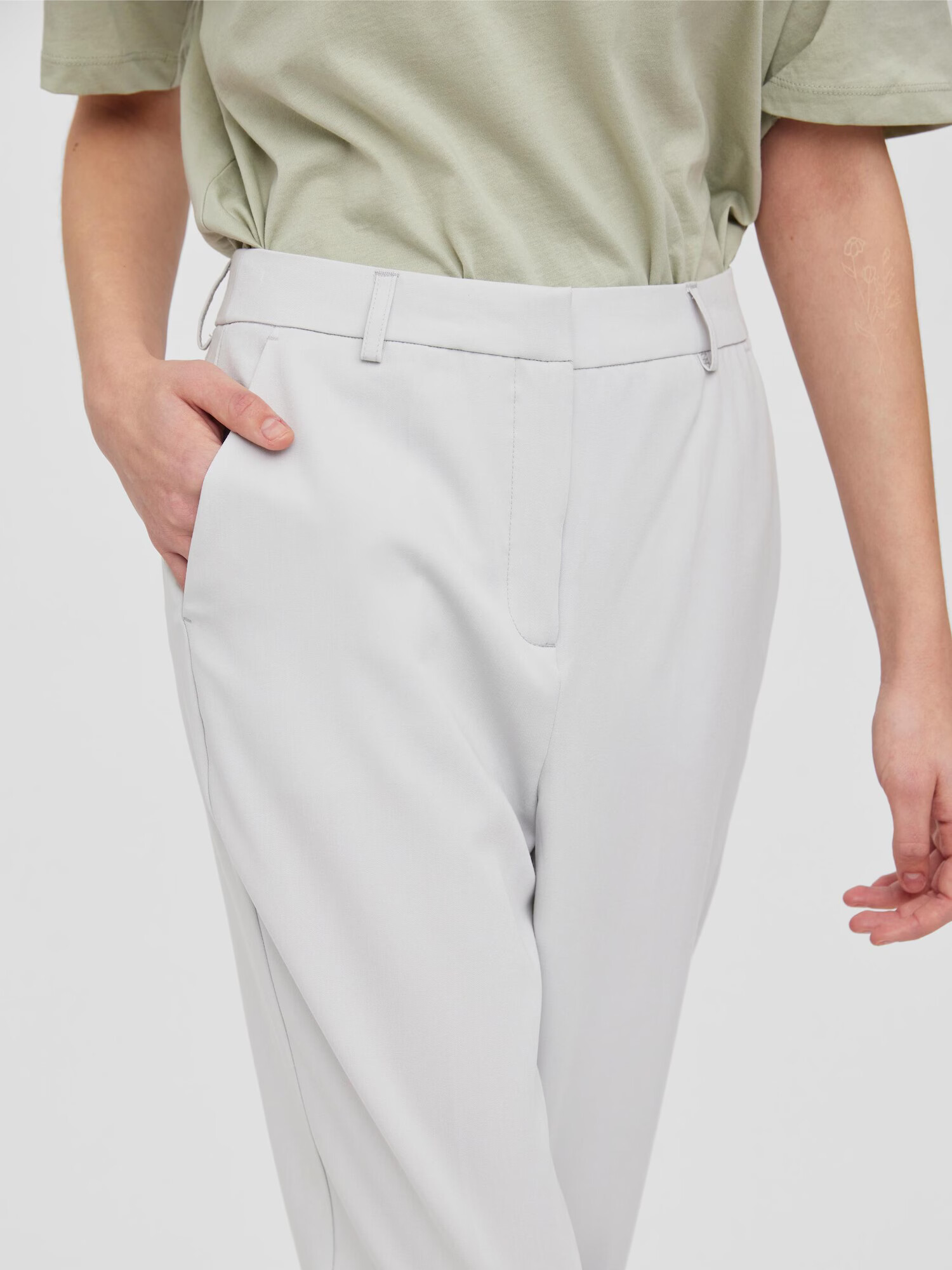 VERO MODA Pantaloni 'Zelda' gri - Pled.ro