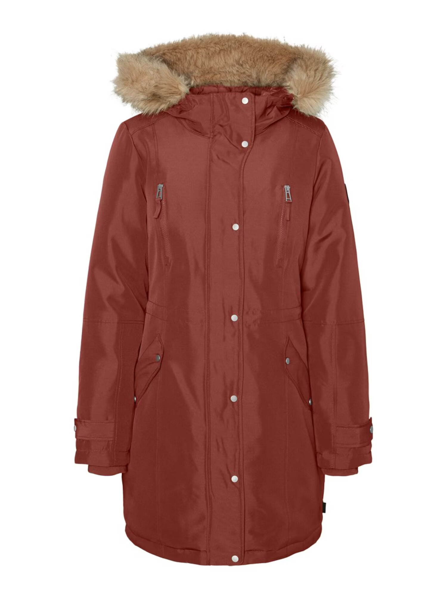 VERO MODA Parka de iarnă 'EXPEDITIONTRACK' maro ruginiu - Pled.ro