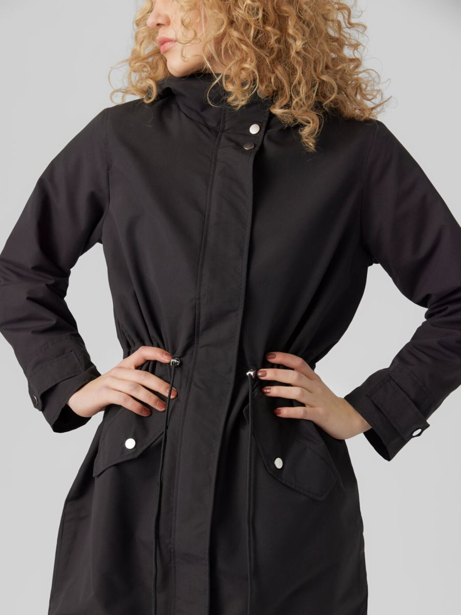 VERO MODA Parka de primăvară-toamnă 'Everly' negru - Pled.ro