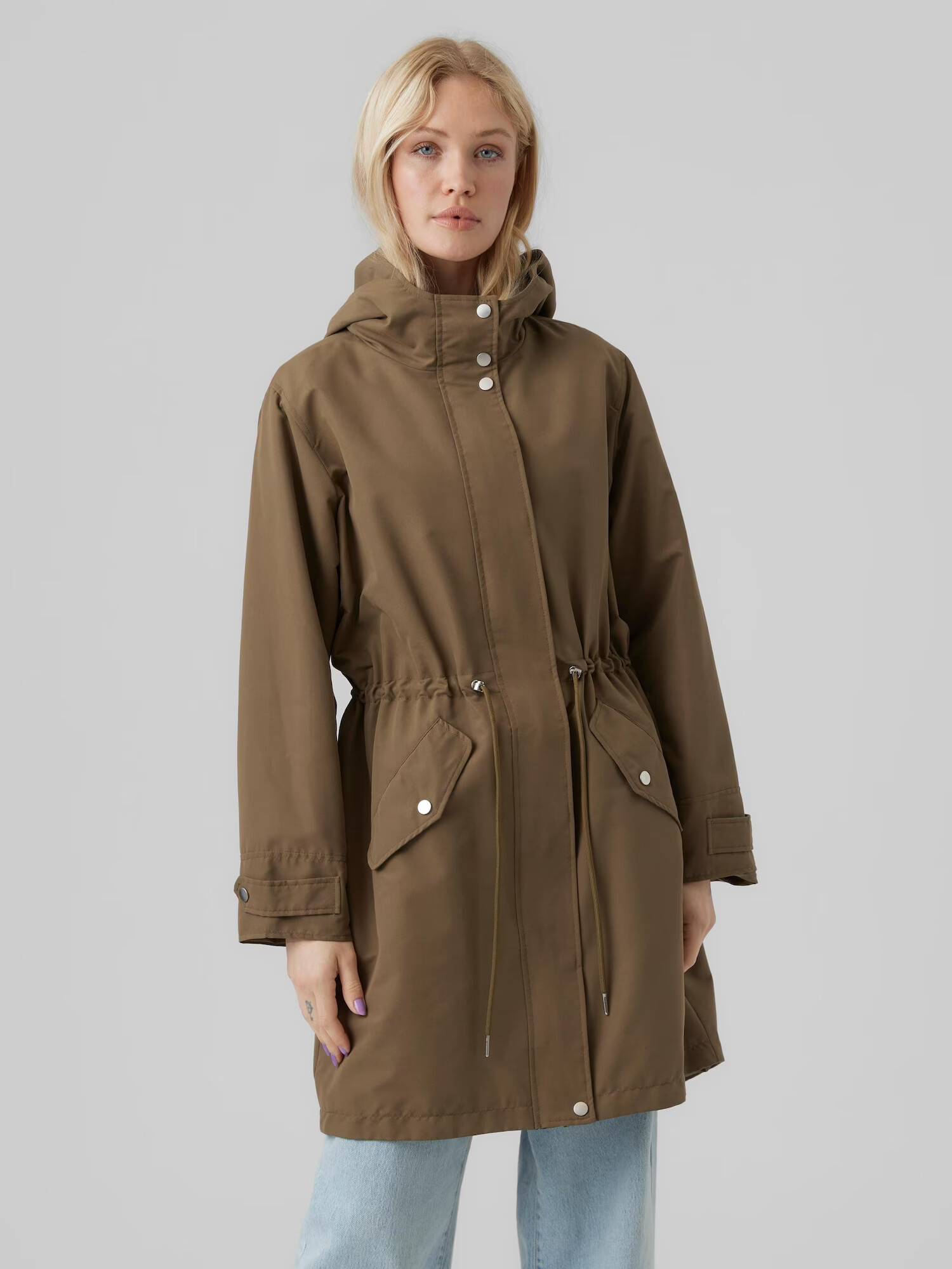 VERO MODA Parka de primăvară-toamnă 'Everly' oliv - Pled.ro