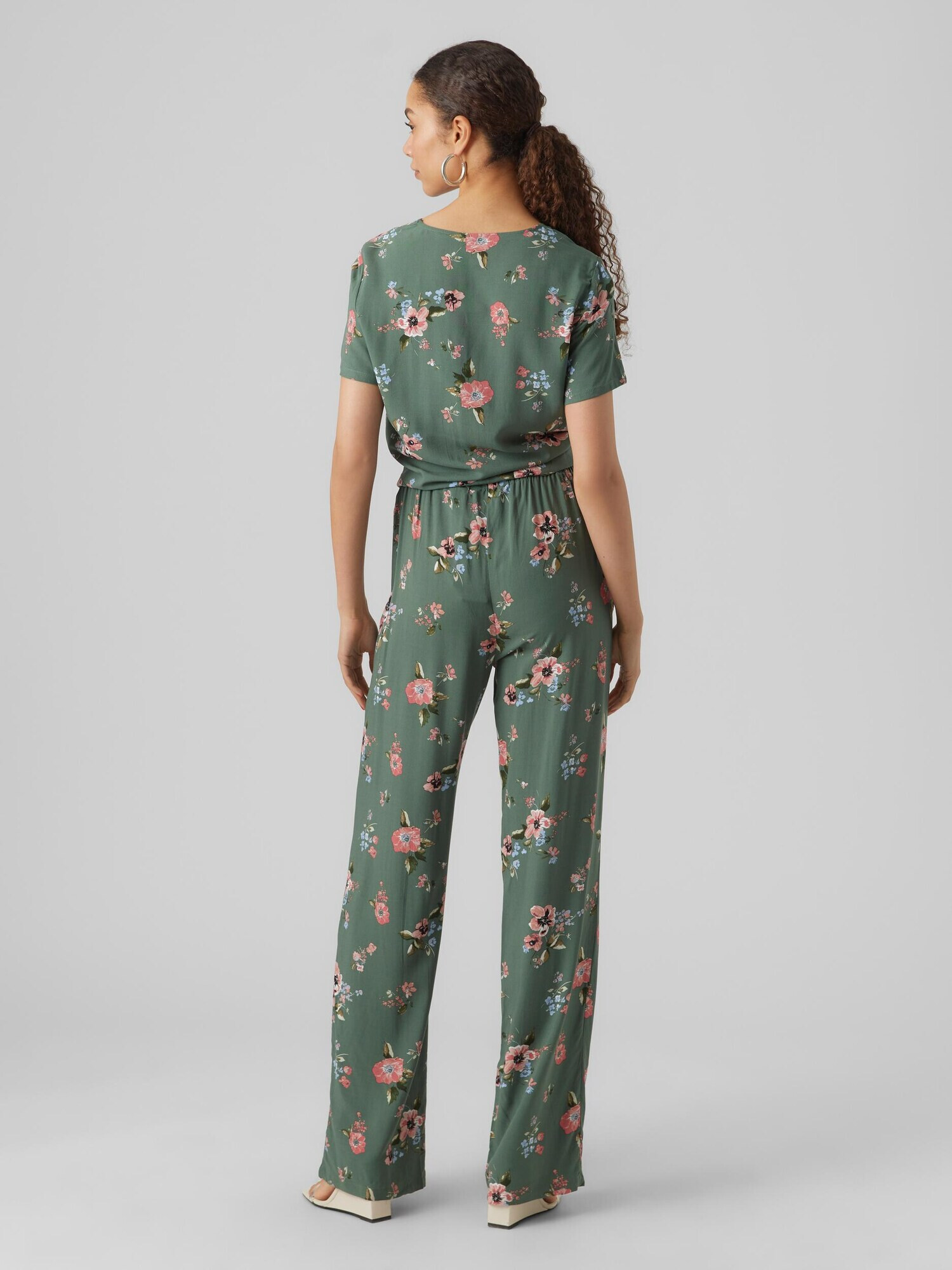 Vero Moda Petite Bluză 'EASY' albastru deschis / verde / roz deschis / alb - Pled.ro