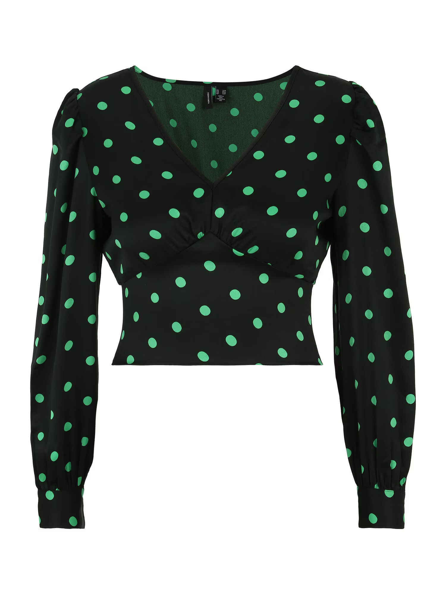 Vero Moda Petite Bluză 'ESSI' verde / negru - Pled.ro