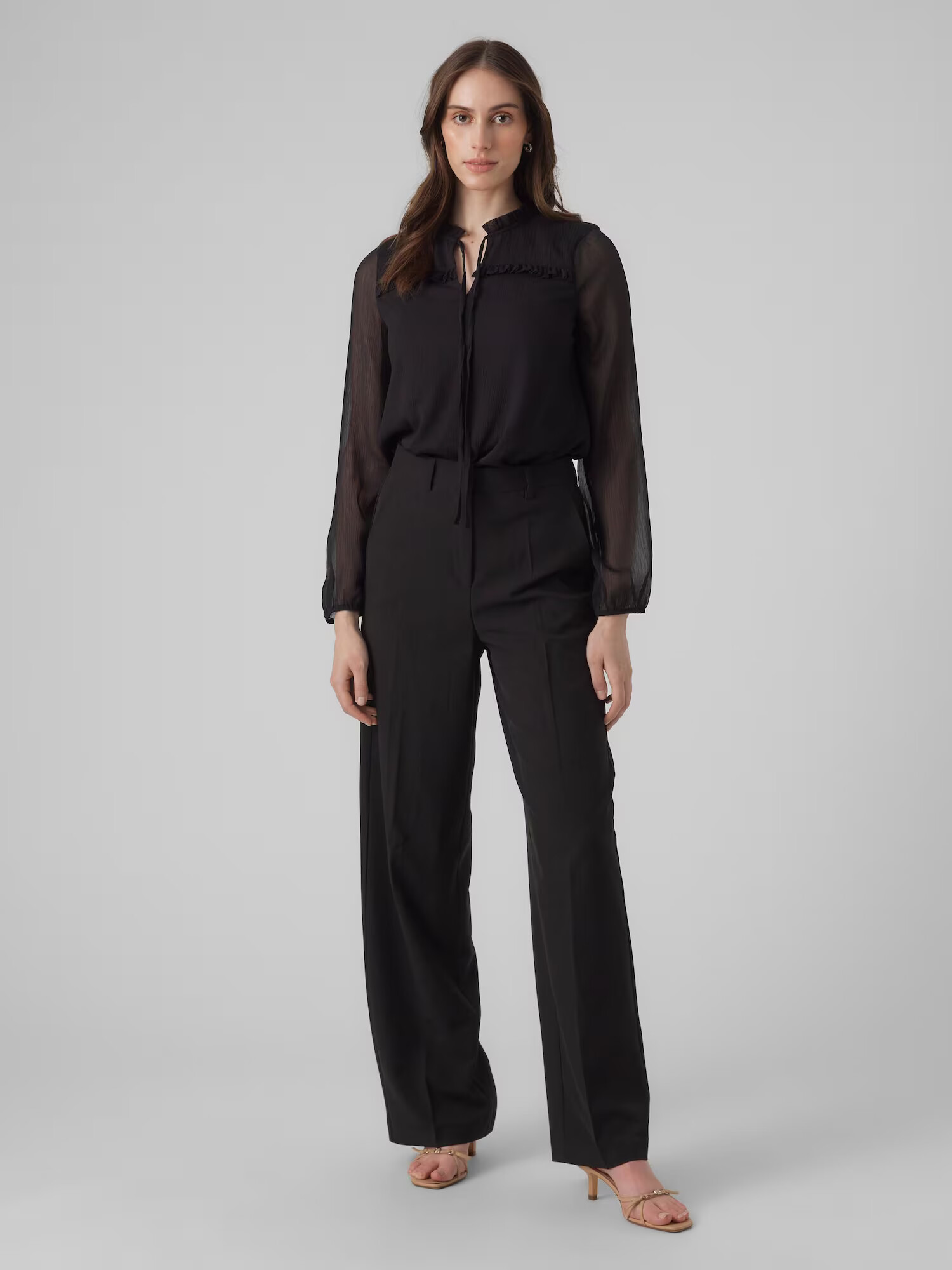 Vero Moda Petite Bluză 'MILLA' negru - Pled.ro