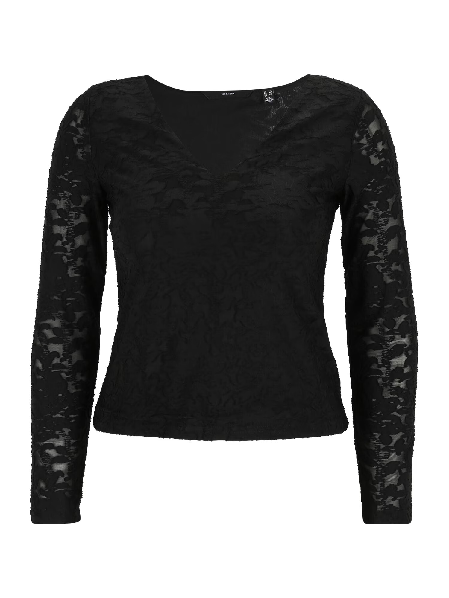 Vero Moda Petite Bluză 'RIVA' negru - Pled.ro