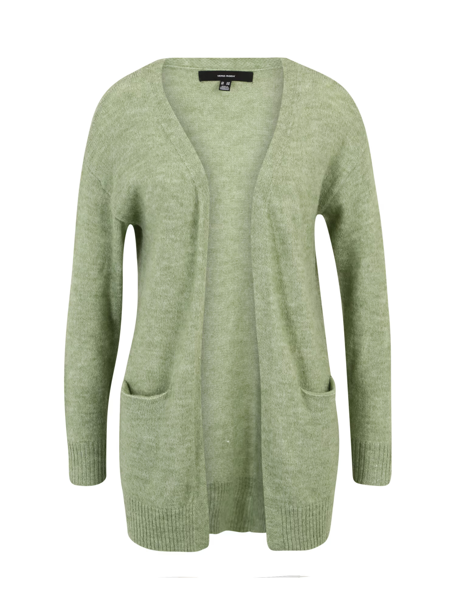 Vero Moda Petite Geacă tricotată 'DANIELA' verde pastel - Pled.ro