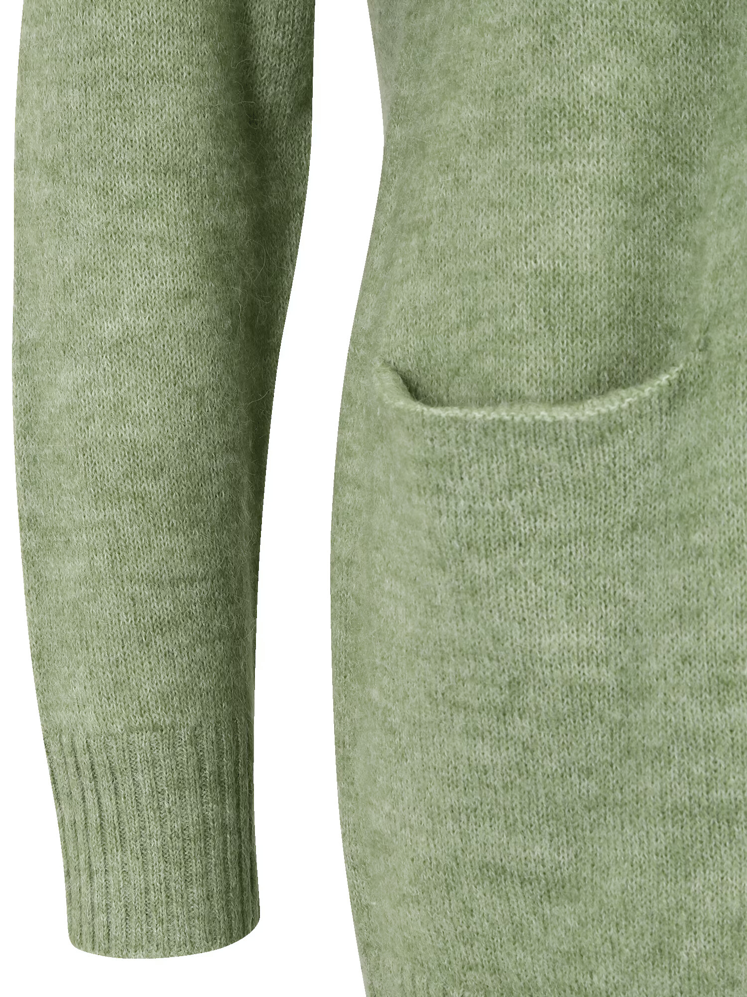 Vero Moda Petite Geacă tricotată 'DANIELA' verde pastel - Pled.ro